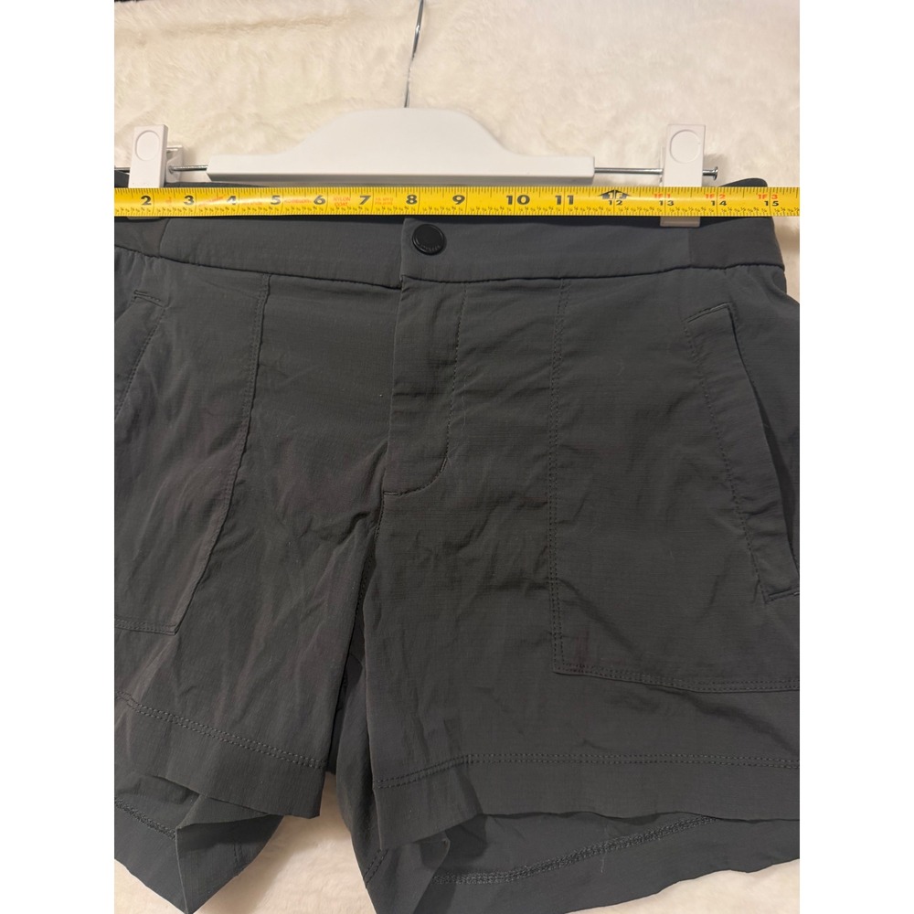 Athleta Trekkie North Shorts Dark Gray Hiking Outdoor Activewear Size 6 - Picture 3 of 6